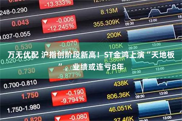 万无优配 沪指创阶段新高！ST金鸿上演“天地板”，业绩或连亏8年
